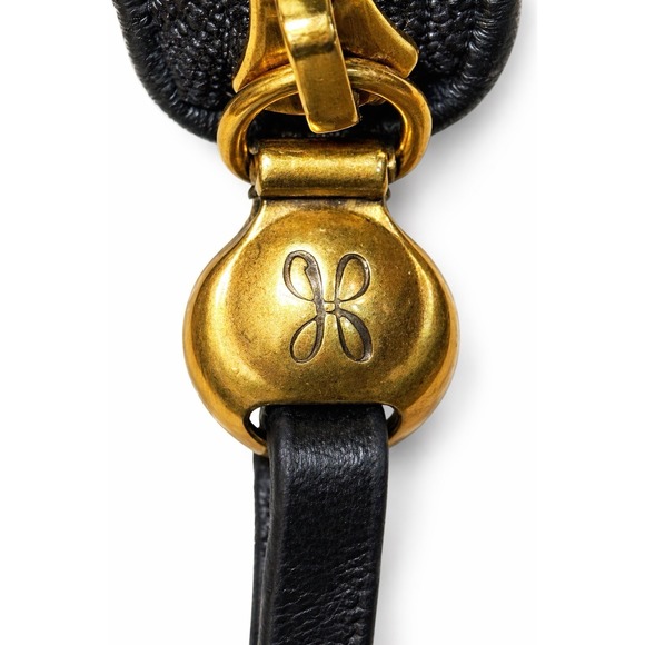 HOBO Fern Wallet Crossbody Black Pebbled Leather NWT Magnetic Zip Organizer - Picture 6 of 9